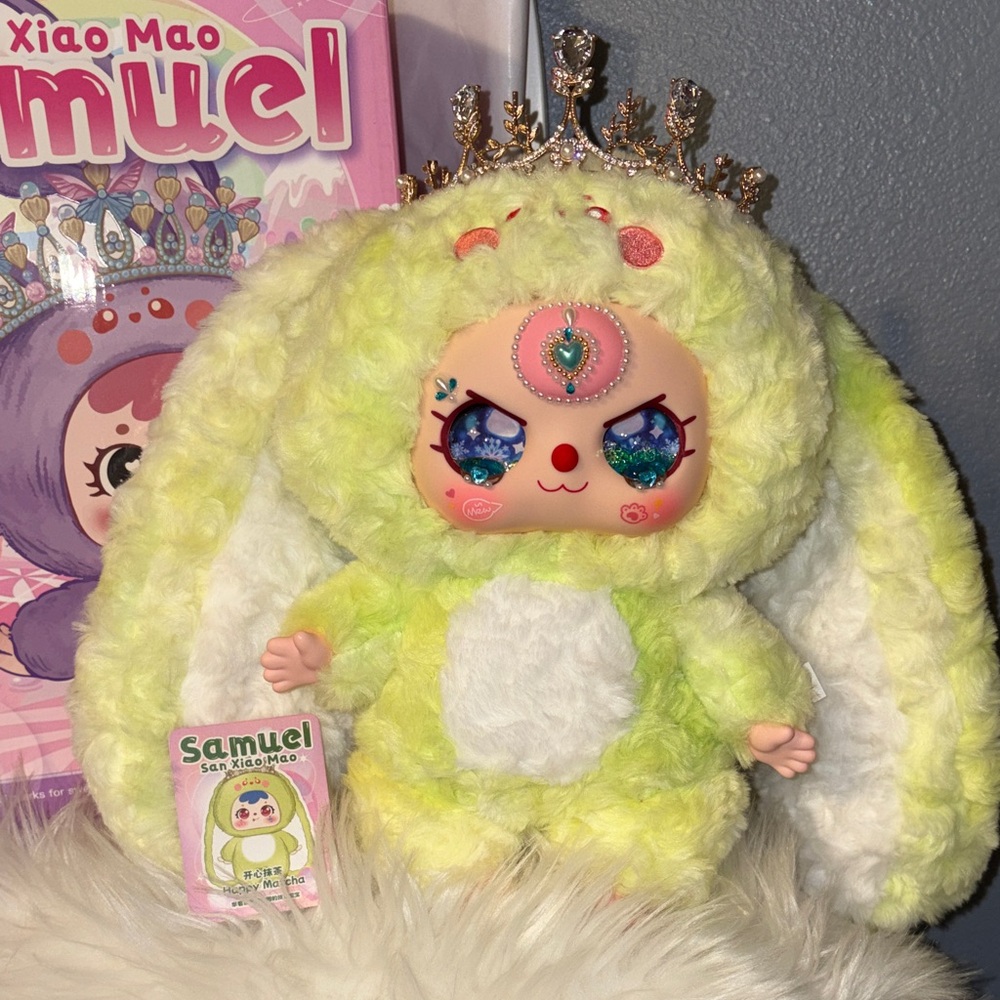 Samuel 400% NIB CONFIRMED Happy Matcha custom special face -Rare